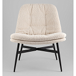 Кресло лаунж Tail молочный варинант исполнения - 4 | Loft Concept в Тюмени