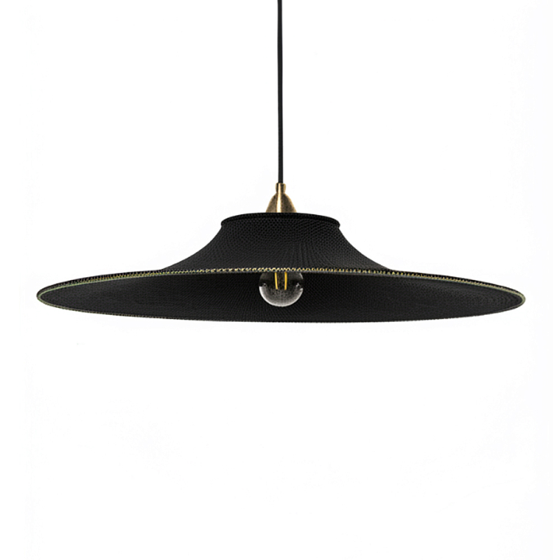 Подвесной вязаный черный светильник «Токио»  Черный в Тюмени | Loft Concept 