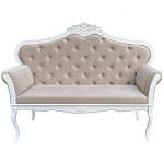 Диван в стиле прованс Montmartre Provence Sofa Beige White варинант исполнения - 1 | Loft Concept в Тюмени