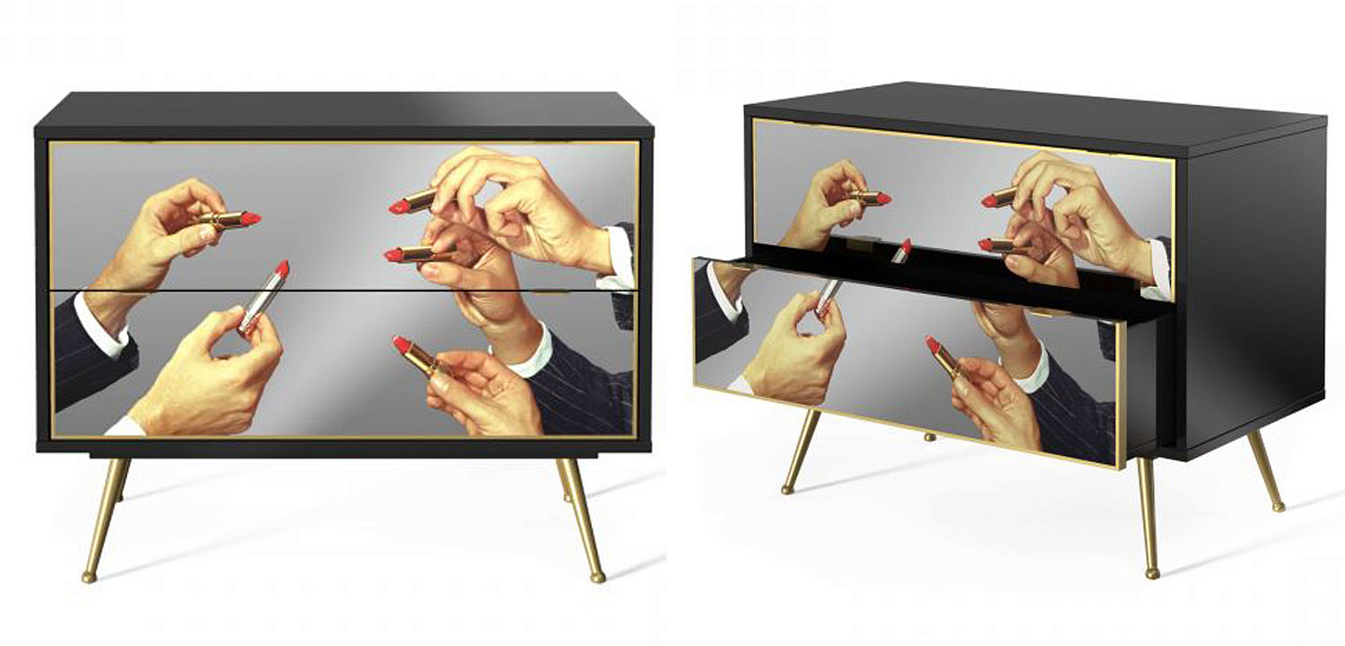 Комод Seletti Chest of Two Drawers Lipstick Комод Seletti Chest of Two Drawers Lipstick - Loft-Concept в Тюмени