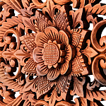 Панно из дерева квадратное Tracery Panel With Trees варинант исполнения - 2 | Loft Concept в Тюмени