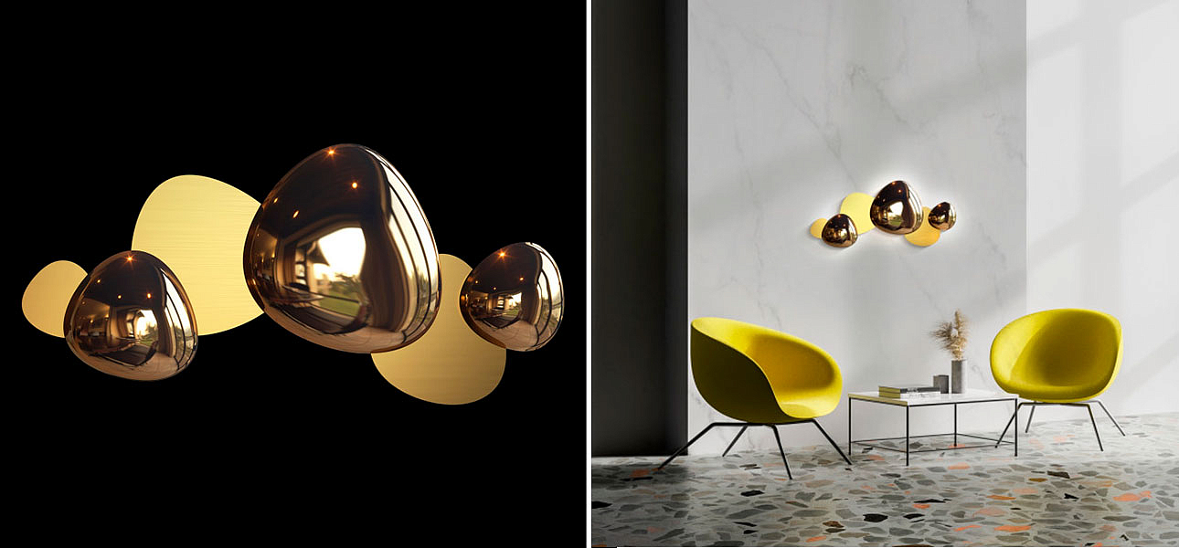 Бра Gold Matt & Gloss 2 Бра Gold Matt & Gloss 2 - Loft-Concept в Тюмени