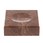 Подставка под шар квадратная из натурального камня Лемезит Natural Stone Sphere Stands варинант исполнения - 1 | Loft Concept в Тюмени