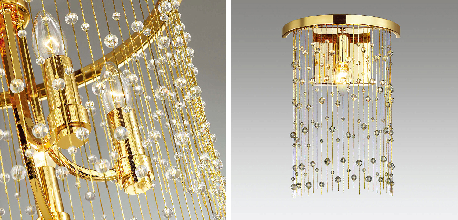 Бра Hailstorm Rain Wall lamp gold Бра Hailstorm Rain Wall lamp gold - Loft-Concept в Тюмени