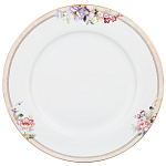 Сервиз столовый из фарфора белый с цветочным принтом на 6 персон 23 предмета Flower Porcelain Collection варинант исполнения - 3 | Loft Concept в Тюмени