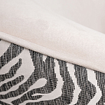 Кресло без подлокотников бежевое с принтом Macrocosm варинант исполнения - 3 | Loft Concept в Тюмени