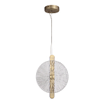 Подвесной светильник с круглым стеклянным плафоном Gingham варинант исполнения - 5 | Loft Concept в Тюмени