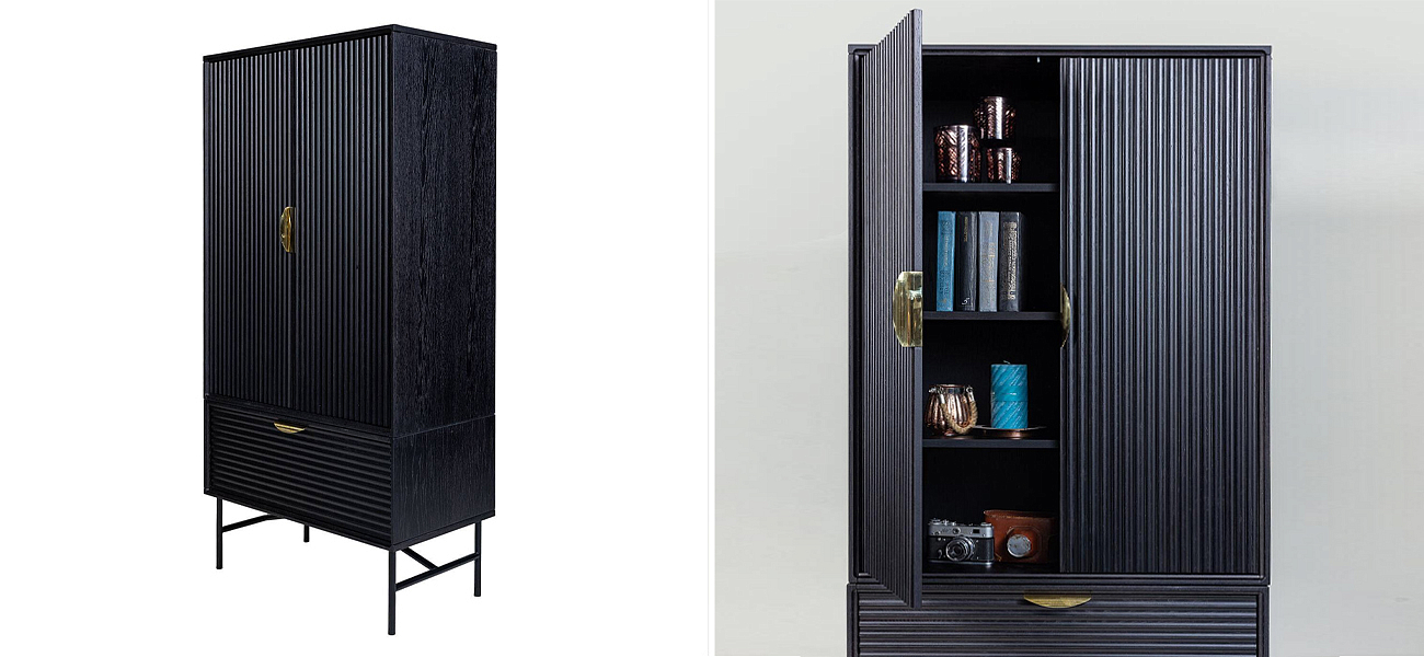 Шкаф Antique Order Черный Шкаф Antique Order Черный - Loft-Concept в Тюмени