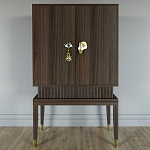 Кабинетный шкаф Elsa Dreams Walnut с 2-мя ящиками варинант исполнения - 3 | Loft Concept в Тюмени