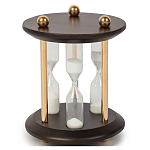 Часы круглые настольные Time Forward песочные варинант исполнения - 1 | Loft Concept в Тюмени