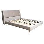 Кровать двуспальная серая Heart of the Bedroom варинант исполнения - 1 | Loft Concept в Тюмени