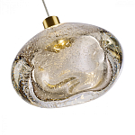 Подвесной светильник с прозрачным стеклянным плафоном округлой формы Effervia  варинант исполнения - 9 | Loft Concept в Тюмени