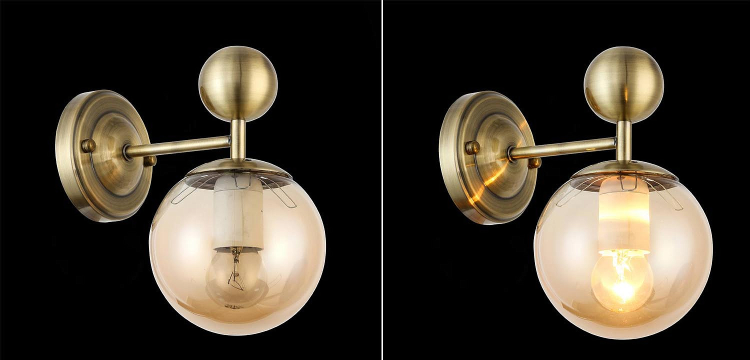 Бра Demian Bronze Wall Lamp Бра Demian Bronze Wall Lamp - Loft-Concept в Тюмени