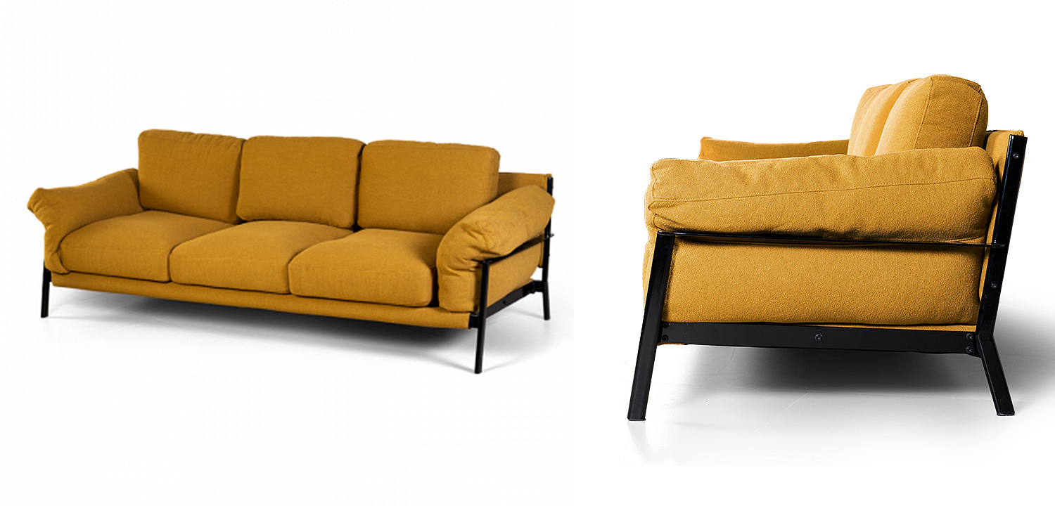 Диван Harald Mustard Sofa Диван Harald Mustard Sofa - Loft-Concept в Тюмени