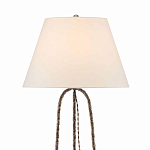 Торшер с конусовидным тканевым абажуром и фактурным каркасом Industrial Profile варинант исполнения - 2 | Loft Concept в Тюмени