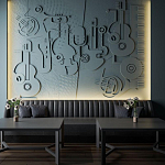 Барельеф ORCHESTRA варинант исполнения - 1 | Loft Concept в Тюмени