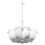 Подвесной светильник с белым фигурным абажуром и мягкими волнистыми краями Cloud Motion  варинант исполнения - 15 | Loft Concept в Тюмени