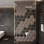 Гипсовая 3D панель с принтографией PM-30 варинант исполнения - 3 | Loft Concept в Тюмени