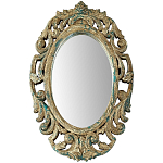 Настенное овальное зеркало Aina Mirror варинант исполнения - 1 | Loft Concept в Тюмени