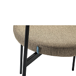 Стул металлический с мягкой спинкой и сиденьем Alfie Chair варинант исполнения - 9 | Loft Concept в Тюмени