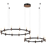 Люстра подвесная с цилиндрическими плафонами на двух круглых подвесах  Arnaut Light варинант исполнения - 4 | Loft Concept в Тюмени