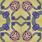 Плитка дизайнерская с узором Дива варинант исполнения - 2 | Loft Concept в Тюмени