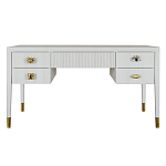 Письменный стол с 4-мя ящиками Elsa Dreams White варинант исполнения - 7 | Loft Concept в Тюмени