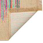 Ковер с геометрическим узором из комбинированного состава Full rhythm варинант исполнения - 4 | Loft Concept в Тюмени