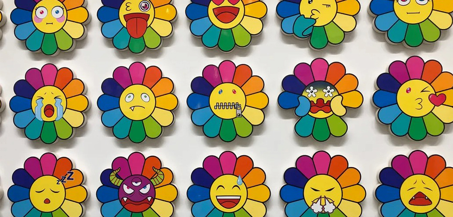 Арт-объекты на стену веселые цветы Takashi Murakami flower Арт-объекты на стену веселые цветы Takashi Murakami flower - Loft-Concept в Тюмени