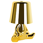 Настольная лампа фигурная золотого цвета с гладким абажуром Высота 16 см Sophia варинант исполнения - 2 | Loft Concept в Тюмени