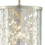 Подвесной светильник в форме цилиндра Speckled Mirror Plates варинант исполнения - 1 | Loft Concept в Тюмени