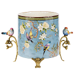 Фарфоровое кашпо с птицами Eden Garden варинант исполнения - 1 | Loft Concept в Тюмени