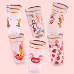 Стакан Seletti Tongue варинант исполнения - 2 | Loft Concept в Тюмени