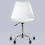 Офисный стул на металлическом основании EGGERY White варинант исполнения - 4 | Loft Concept в Тюмени