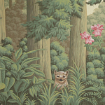 Обои ручная роспись Redwoods Sequoia colourway on Aurore scenic paper варинант исполнения - 1 | Loft Concept в Тюмени