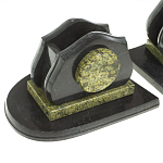 Настольный письменный набор из змеевика из 7-ми элементов Successful Leader варинант исполнения - 5 | Loft Concept в Тюмени