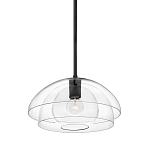 Подвесной светильник с прозрачным двойным стеклянным плафоном в форме купола и внутренней сферой Hinkley варинант исполнения - 1 | Loft Concept в Тюмени