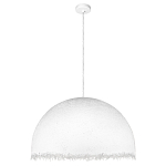 Подвесной светильник в форме купола белого цвета с ажурной бахромой Tactile Line варинант исполнения - 2 | Loft Concept в Тюмени