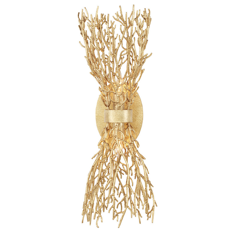 Бра золотое в виде кораллов Coral Decor Золотой Бра золотое в виде кораллов Coral Decor Золотой в Тюмени | Loft Concept