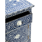 Комод инкрустация костью ORIENTAL Indian синий орнамент варинант исполнения - 6 | Loft Concept в Тюмени