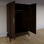 Платяной шкаф Elsa Dreams Walnut с 2-мя фасадами варинант исполнения - 1 | Loft Concept в Тюмени