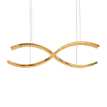 Люстра волнистой формы с фактурным хрустальным плафоном Light Delight варинант исполнения - 7 | Loft Concept в Тюмени