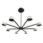 Люстра черного цвета на штанге Noir Supernova варинант исполнения - 4 | Loft Concept в Тюмени