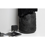 Напольная лампа черная с текстильными элементами "ЯРВИ" варинант исполнения - 6 | Loft Concept в Тюмени