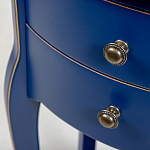 Синяя тумба на фигурных ножках Shelby варинант исполнения - 6 | Loft Concept в Тюмени