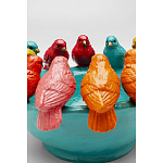 Декоративное дизайнерское блюдо разноцветные попугаи  варинант исполнения - 4 | Loft Concept в Тюмени