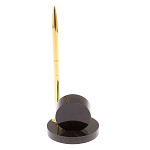 Часы настольные с ручкой из натурального камня Stone Clock варинант исполнения - 3 | Loft Concept в Тюмени