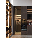 Кухонный гарнитур из красного мрамора и дерева VVD Dada Engenereed Kitchen варинант исполнения - 5 | Loft Concept в Тюмени