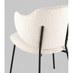 Стул Bellamy букле молочный варинант исполнения - 3 | Loft Concept в Тюмени