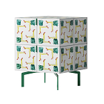 Тумба  с рисунком ShortT Pina Colada Green варинант исполнения - 2 | Loft Concept в Тюмени